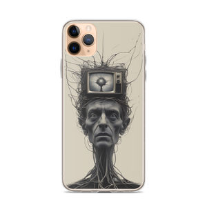 Brain Wash by Media iPhone Case