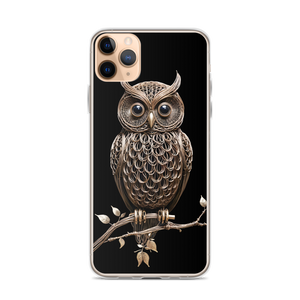 Owl Copper Art iPhone Case