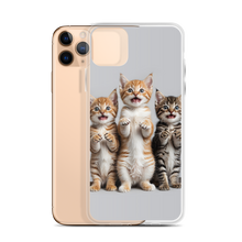 Funny Tripple Cats iPhone Case