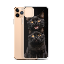 Two Black Cats Follows iPhone Case