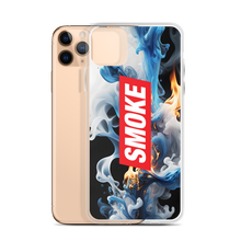 Blue Smoke Fire iPhone Case