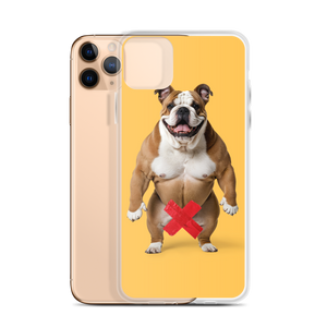 Bulldog X-Tape Yellow iPhone Case