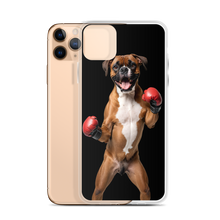 Boxer Boxing Black iPhone Case