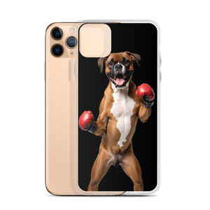 Boxer Boxing Black iPhone Case