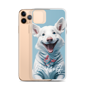 Cute Dog Be Yourself iPhone Case