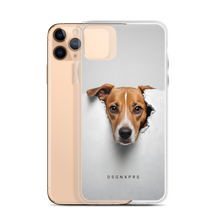 Funny Sad Dog Peep iPhone Case