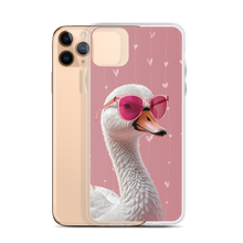 Cute Pink Swan iPhone Case