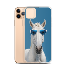 Cool Blue Horse iPhone Case