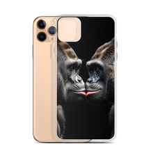 Gorilla Kissing iPhone Case