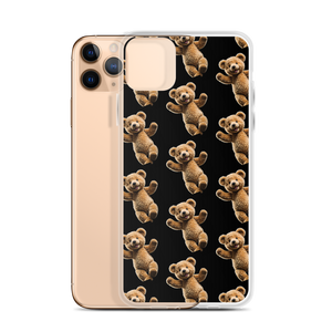 Happy Teddy Bear Pattern iPhone Case