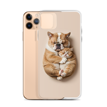 Cute Baby Cat and Dog Sleep iPhone Case