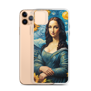 Monalisa Painting in Van Gogh Style iPhone Case