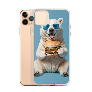 Polar Bear and Burger iPhone Case