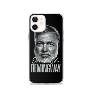 Drink Like Hemingway Portrait Clear Case for iPhone®