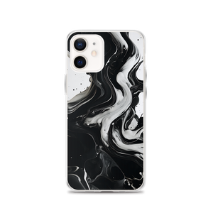 Black and White Fluid iPhone® Phone Case
