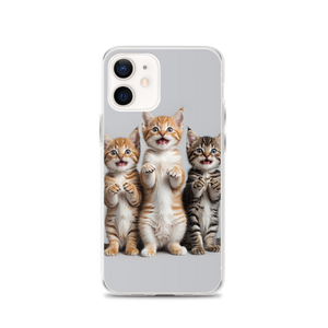 Funny Tripple Cats iPhone Case