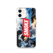 Blue Smoke Fire iPhone Case