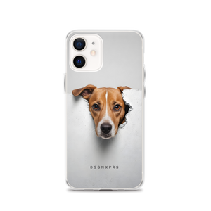 Funny Sad Dog Peep iPhone Case