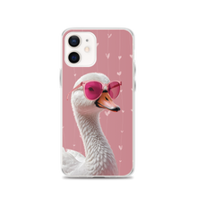 Cute Pink Swan iPhone Case