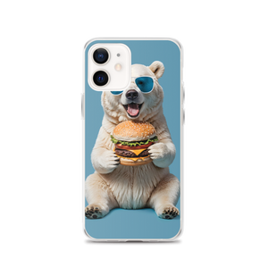 Polar Bear and Burger iPhone Case