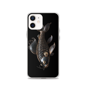 Minimalism Copperplate Art Fish iPhone Case