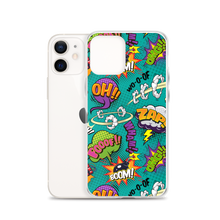 Comic Text Pattern iPhone Case