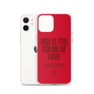 Red is the color of love iPhone® Phone Case