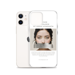 Silence Lao Tzu iPhone Case