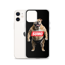 Sumo Bulldog Black iPhone Case