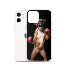 Boxer Boxing Black iPhone Case