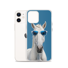 Cool Blue Horse iPhone Case