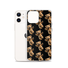 Happy Teddy Bear Pattern iPhone Case