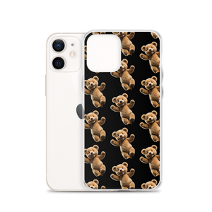 Happy Teddy Bear Pattern iPhone Case