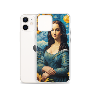 Monalisa Painting in Van Gogh Style iPhone Case