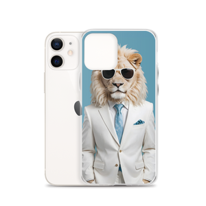 Funky White Lion iPhone Case