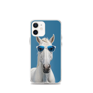 Cool Blue Horse iPhone Case