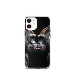 Gorilla Kissing iPhone Case