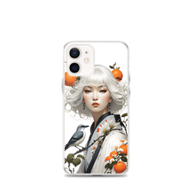 Beauty Lady with Orange and Bird iPhone Case