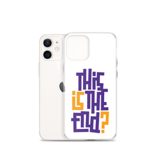 IS/THIS IS THE END? Purple Yellow iPhone Phone Case