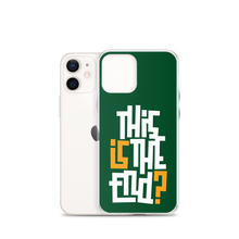 IS/THIS IS THE END? Forest Green iPhone Phone Case