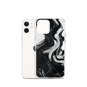 Black and White Fluid iPhone® Phone Case