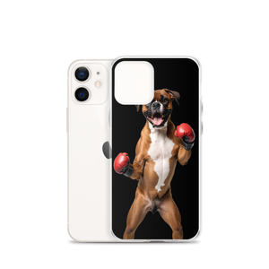 Boxer Boxing Black iPhone Case