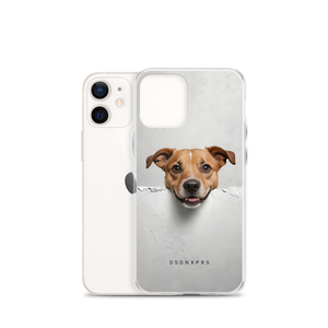 Smile Dog Peep iPhone Case