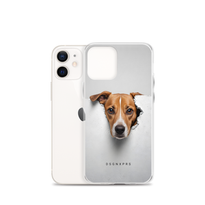 Funny Sad Dog Peep iPhone Case