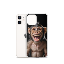 Happy Monkey Black iPhone Case