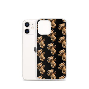 Happy Teddy Bear Pattern iPhone Case