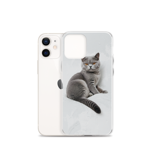 Relaxing British Shorthair Cat iPhone Case