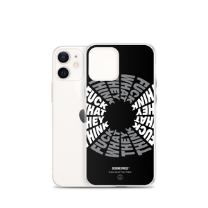 F**ck What They Think Grayscale iPhone Case