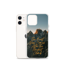 The Best View Comes iPhone Case