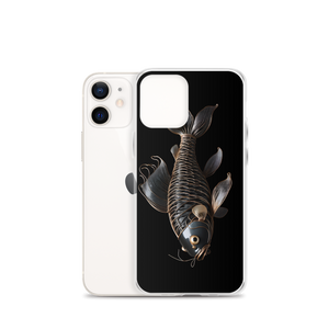 Minimalism Copperplate Art Fish iPhone Case